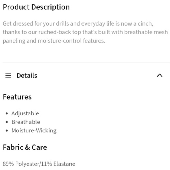 Fabletics women chinced back dark gray long sleeve top, size Medium - Picture 12 of 12